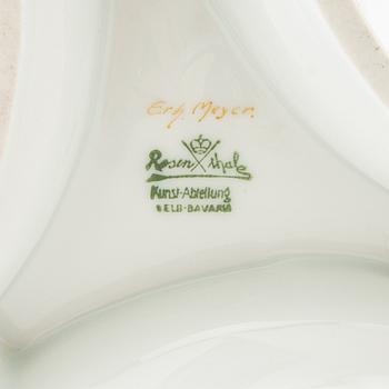 Urn with lid Empire style Rosenthal mid-20th century porcelain.