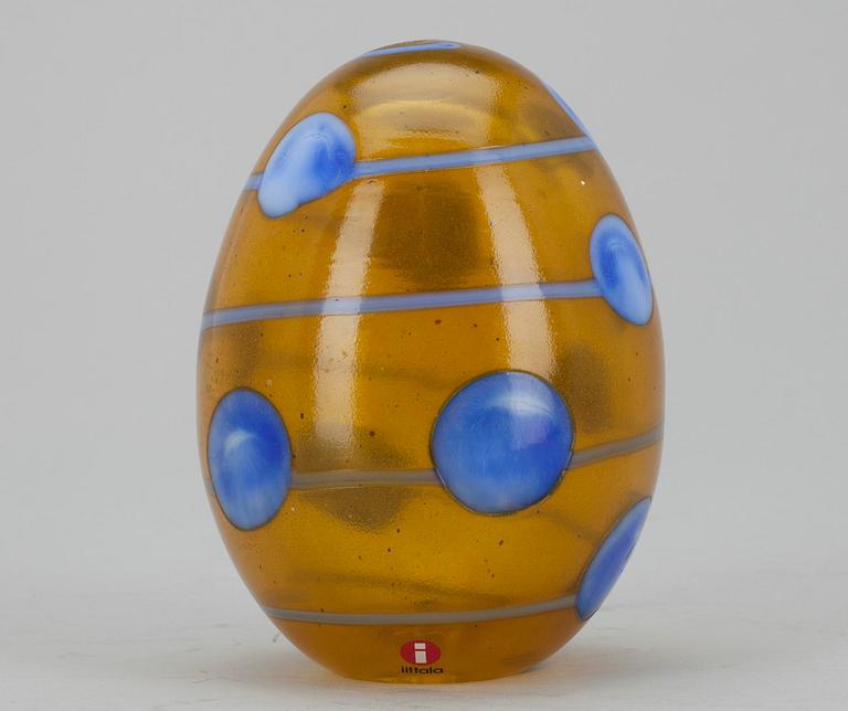 A GLASS EGG.