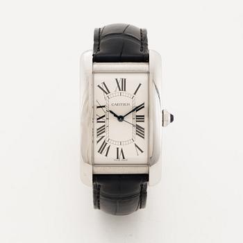 Cartier, Tank Américaine, wristwatch, 26 x 45 mm.