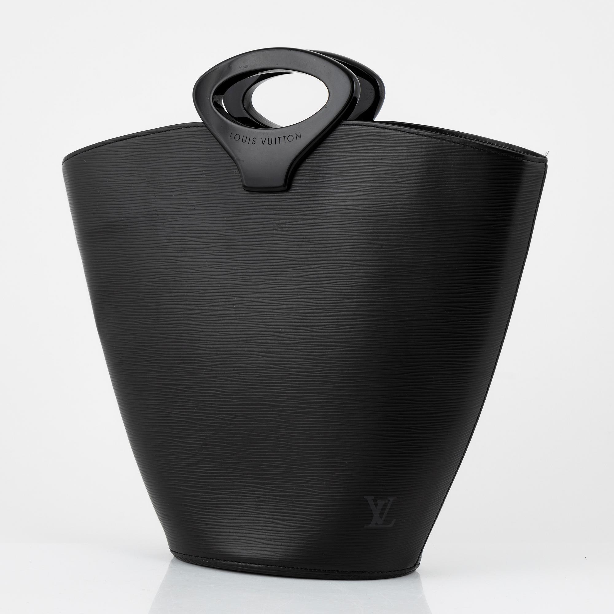Louis Vuitton, a black epi "Noctambule" tote bag.