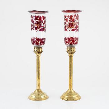 A pair of Nikolaj I mid 19th Century lanterns.