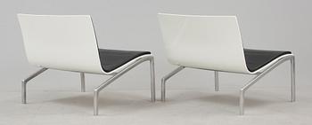 FÅTÖLJER, ett par, PL100/Lissoni, Piero Lissoni för Fritz Hansen, 2006.