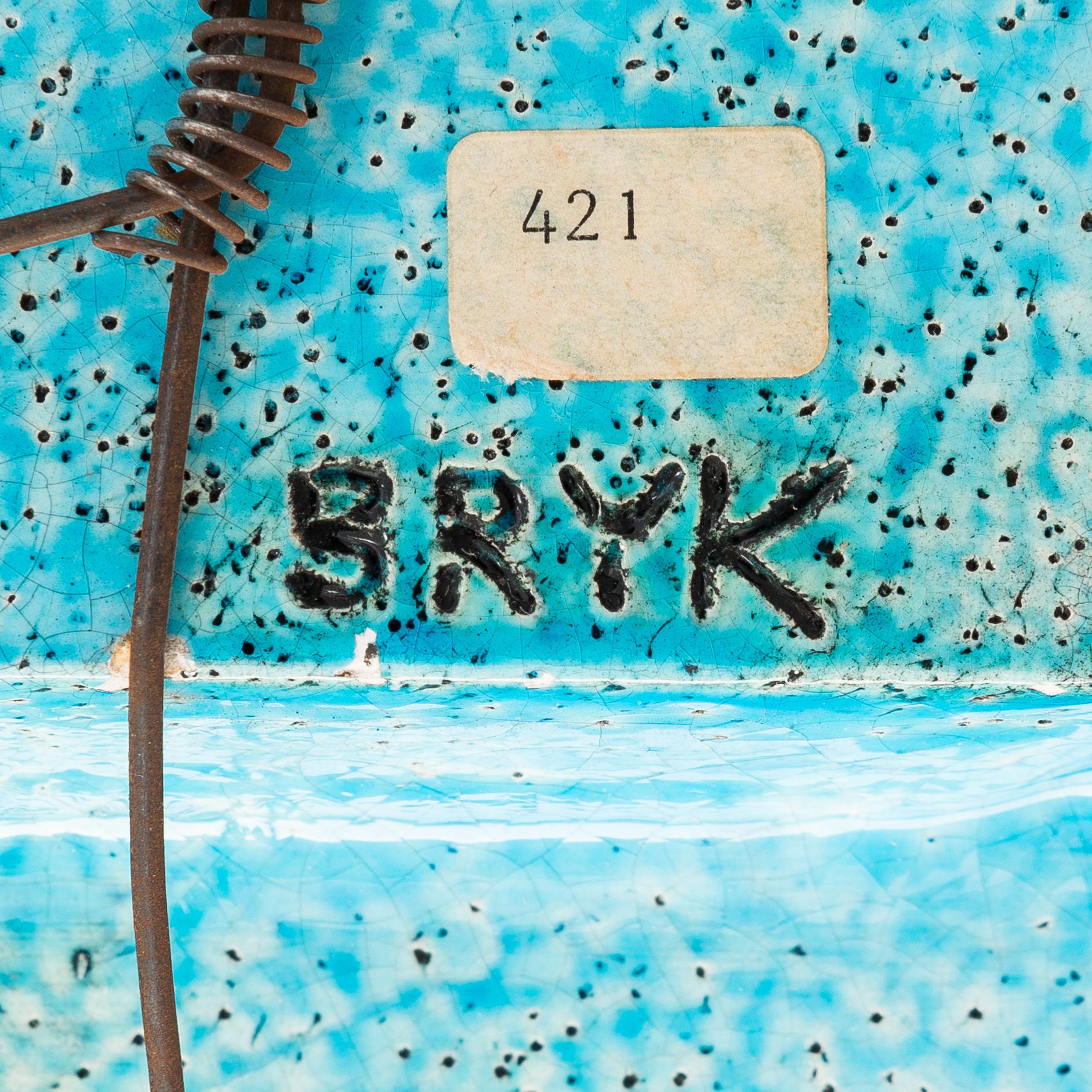 Rut Bryk, relief, stengods, signerad BRYK.