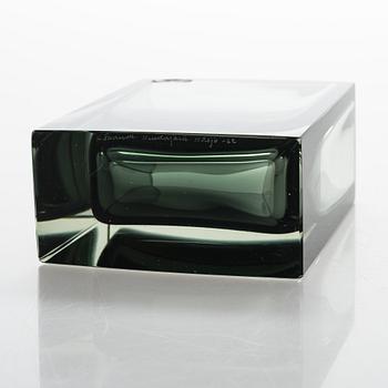 Kaj Franck, Galss vase model KF 262, signed K. Franck, Nuutajärvi Notsjö -62.