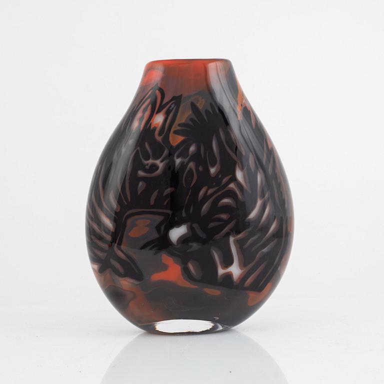 Robert Oldergaarden, a unique 'graal' vase, Oldergaard Glashytta.