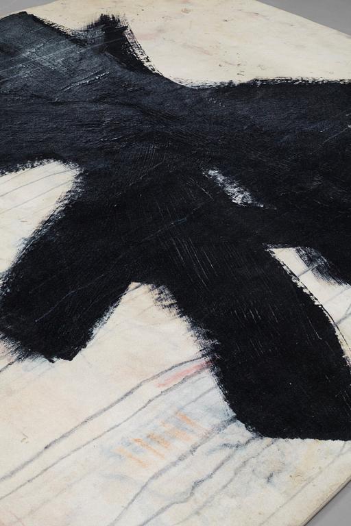 Maria Boström, MATTO, "Sideways", a printed decor after a painting by Maria Boström for Moooi carpets 2018, ca 301,5 x 298 cm.