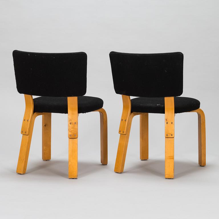 Alvar Aalto, stolar, 4 st, modell 62 för Aalto Design, Hedemora 1946-1956.