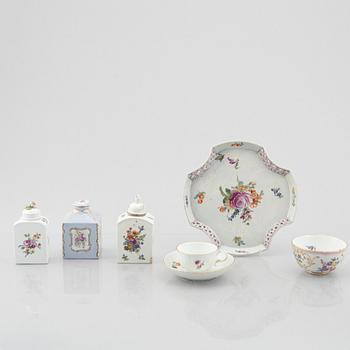 Collection of porcelain, six pieces, Germany, 18th-20th Century.