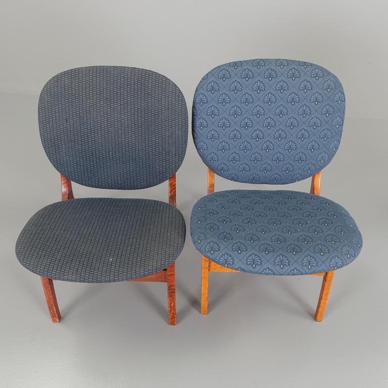 LOUNGE CHAIRS, 2+1, 1950s.