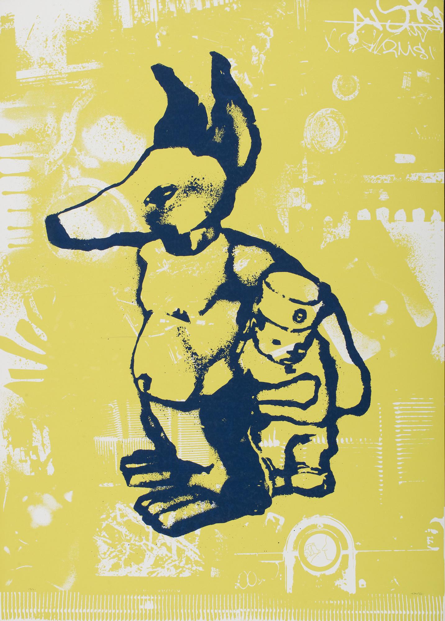 AKAY, BATES, REASON, BLIND and ceveral other scandinavian graffiti legends, eight screen prints, signed and dated -97.