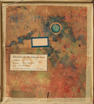 Isaac Grünewald, Self portrait.