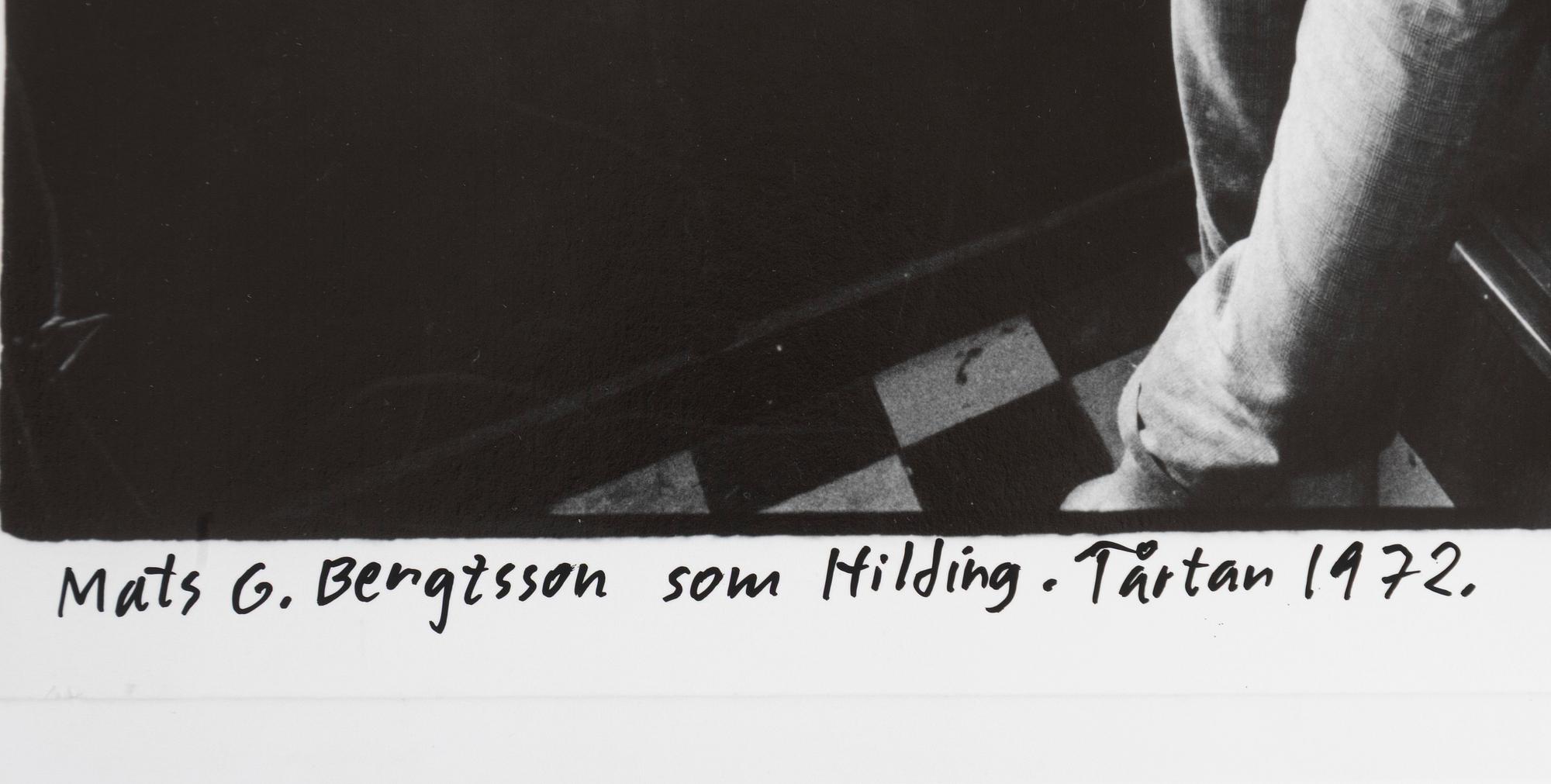 Carl Johan De Geer, "Mats G. Bengtsson som Hilding. Tårtan 1972".