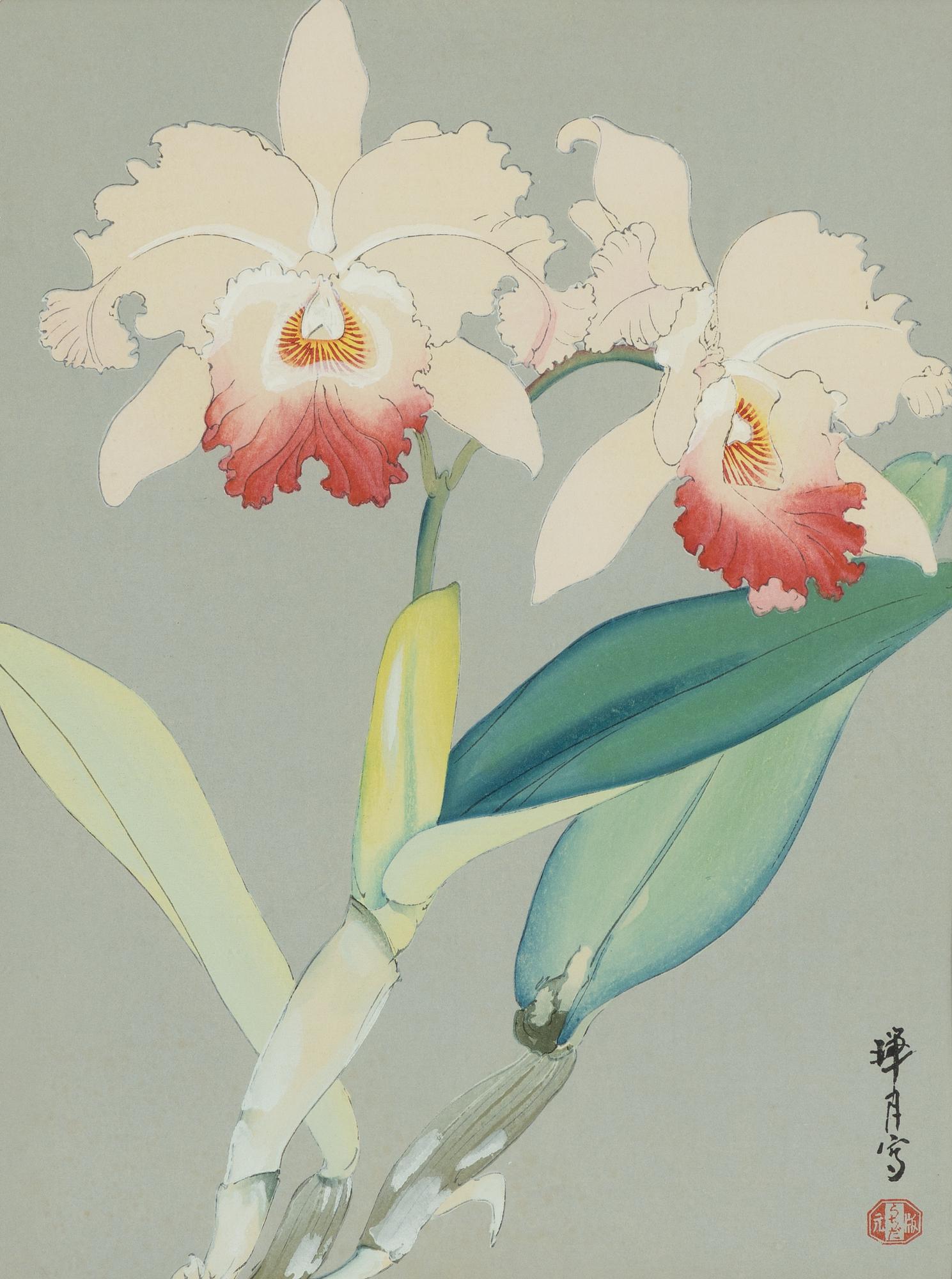 Ikeda Zuigetsu, träsnitt.