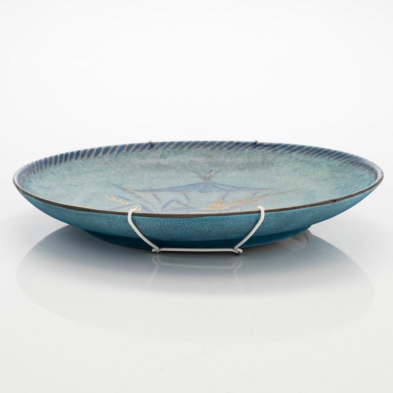 Greta-Lisa Jäderholm-Snellman, keramikfat, signerad GLJ Arabia, 1930-tal.