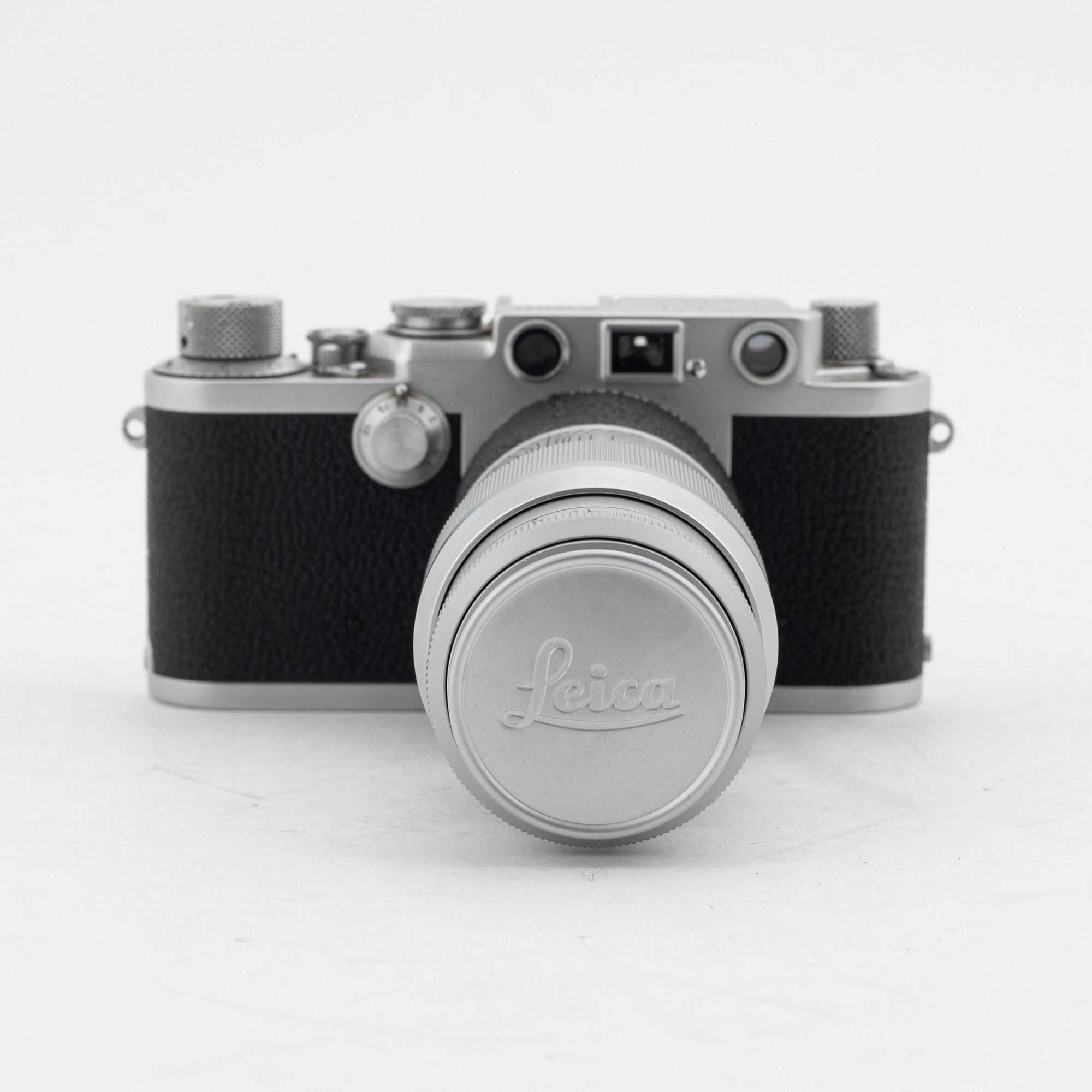 Leica IIIf, "Black Dial", no. 647484, 1952-53.