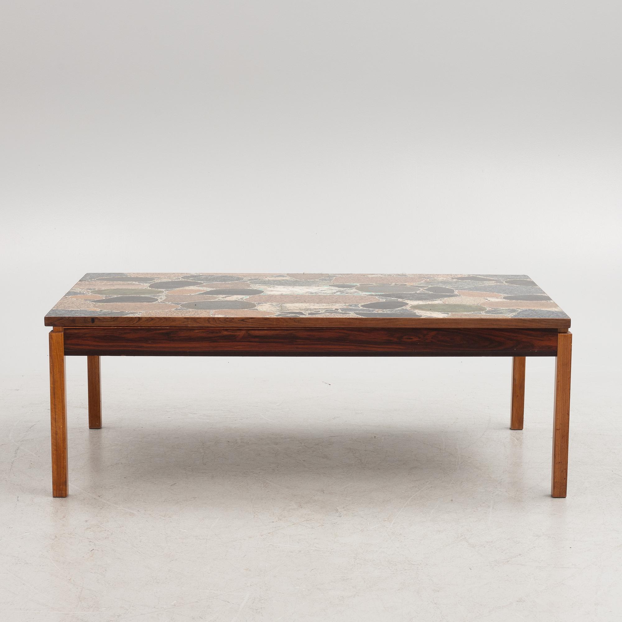 Erling Viksjø, coffee table, Conglo Design, Norway, 1960s-70s.