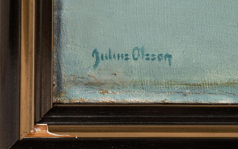 Julius Olsson, oil on canvas, signed.