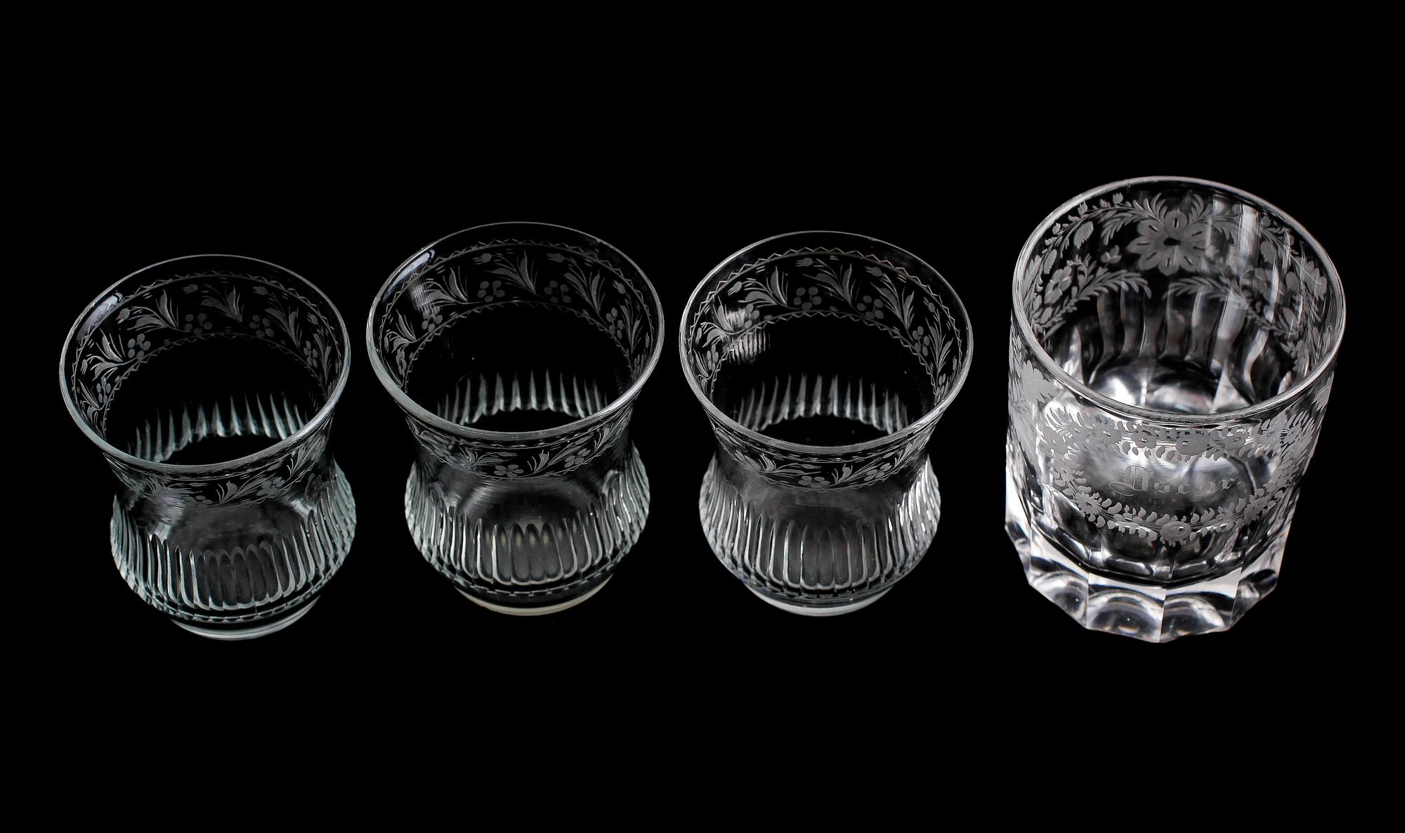 GLAS, 4 st (3+1), 1800-tal.