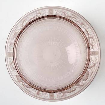 Edward Hald, an engraved glass bowl, Orrefors, 1920, model 147, provenance Edward Hald.