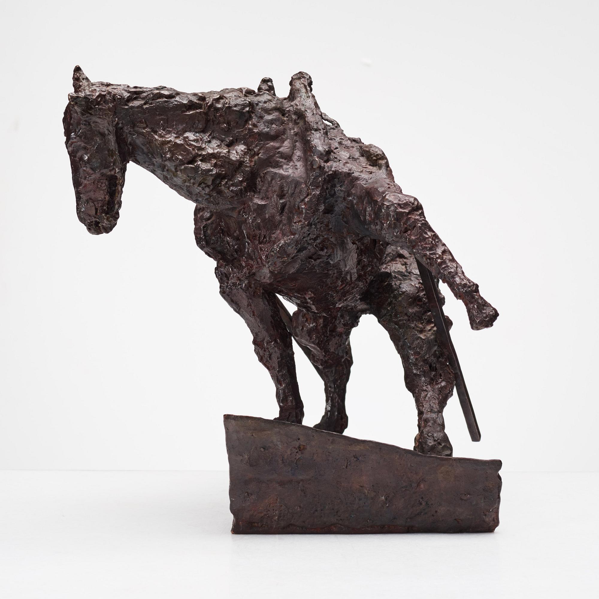 ASMUND ARLE, bronsskulptur, signerad Asmund Arle.