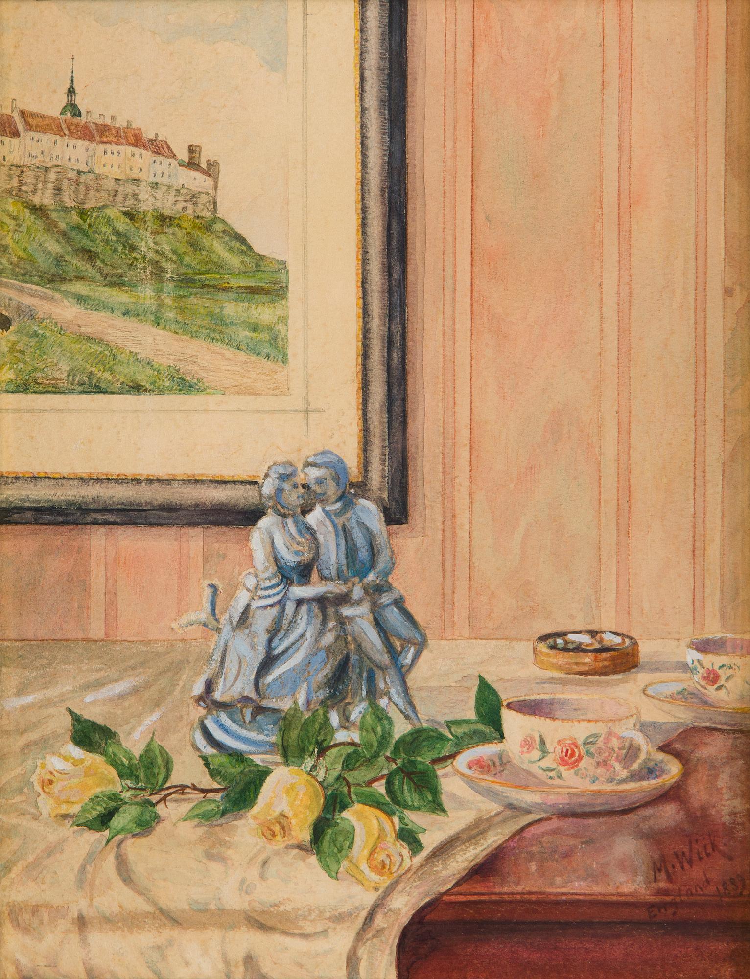 Maria Wiik, Figuriini pöydällä.