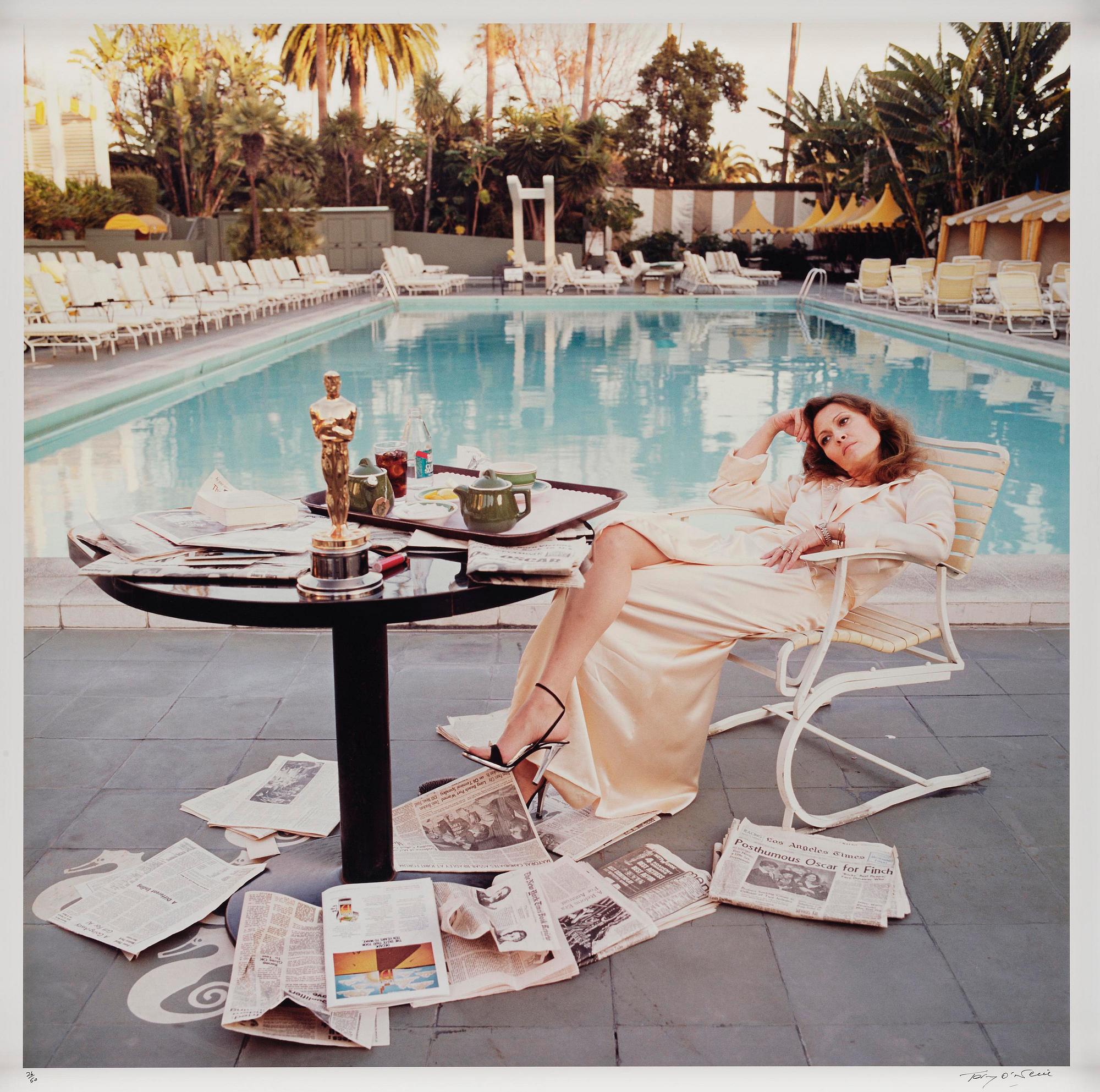 Terry O'Neill, "Faye Dunaway, Hollywood, 1977".