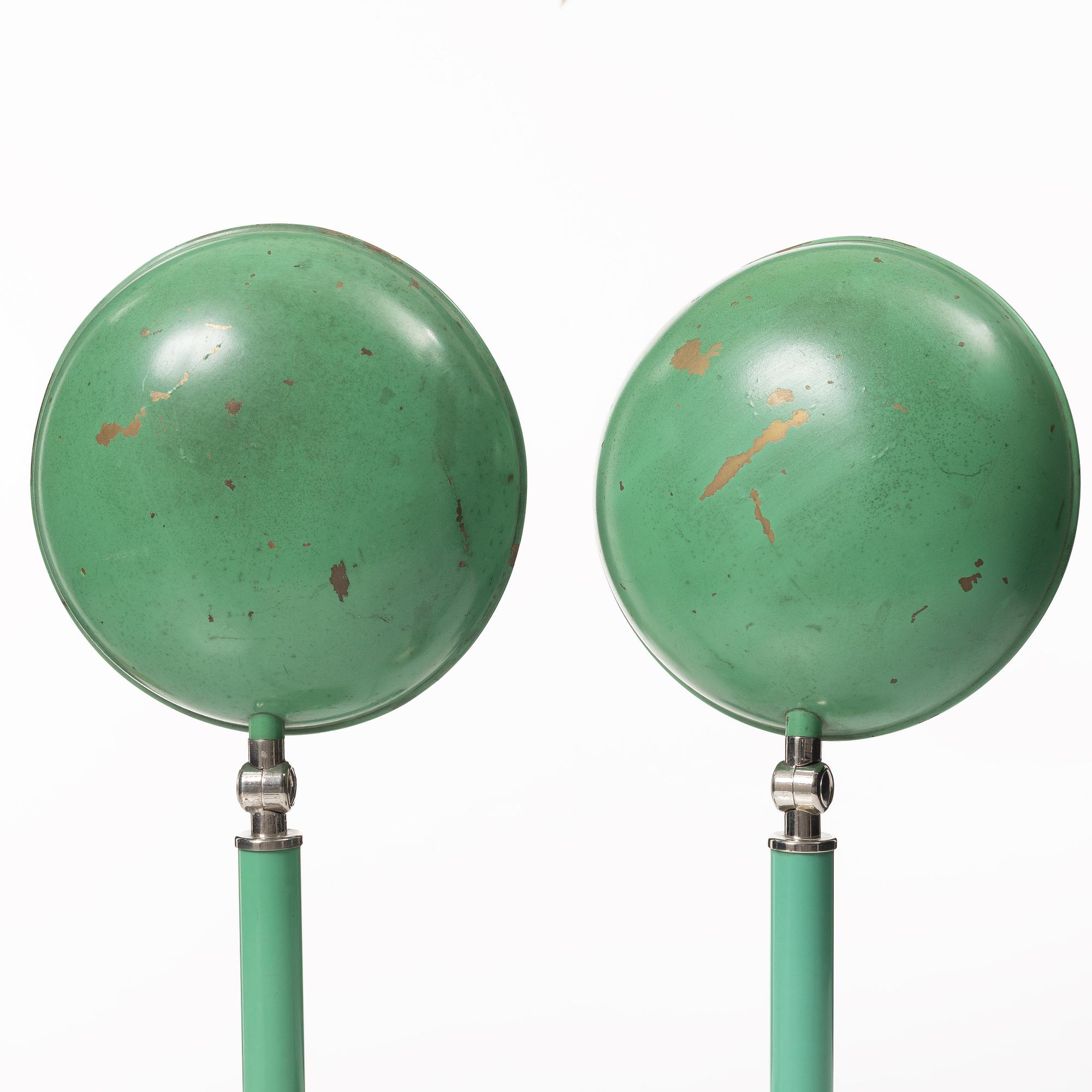 Erik Tidstrand, a pair of table lamps model "29359", Nordiska Kompaniet, 1930s.