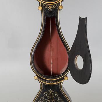 A grandfather clock, 19th century.