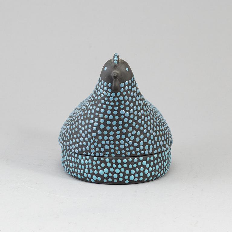 KAARINA AHO, a ceramic hen from Arabia, Finland, 1950's.