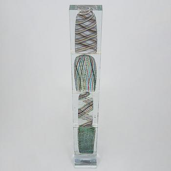 Oiva Toikka, veistos, signeerattu Oiva Toikka Nuutajärvi Notsjö 1989.