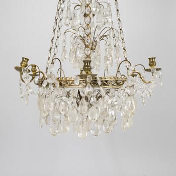 An early 20th century chandelier.