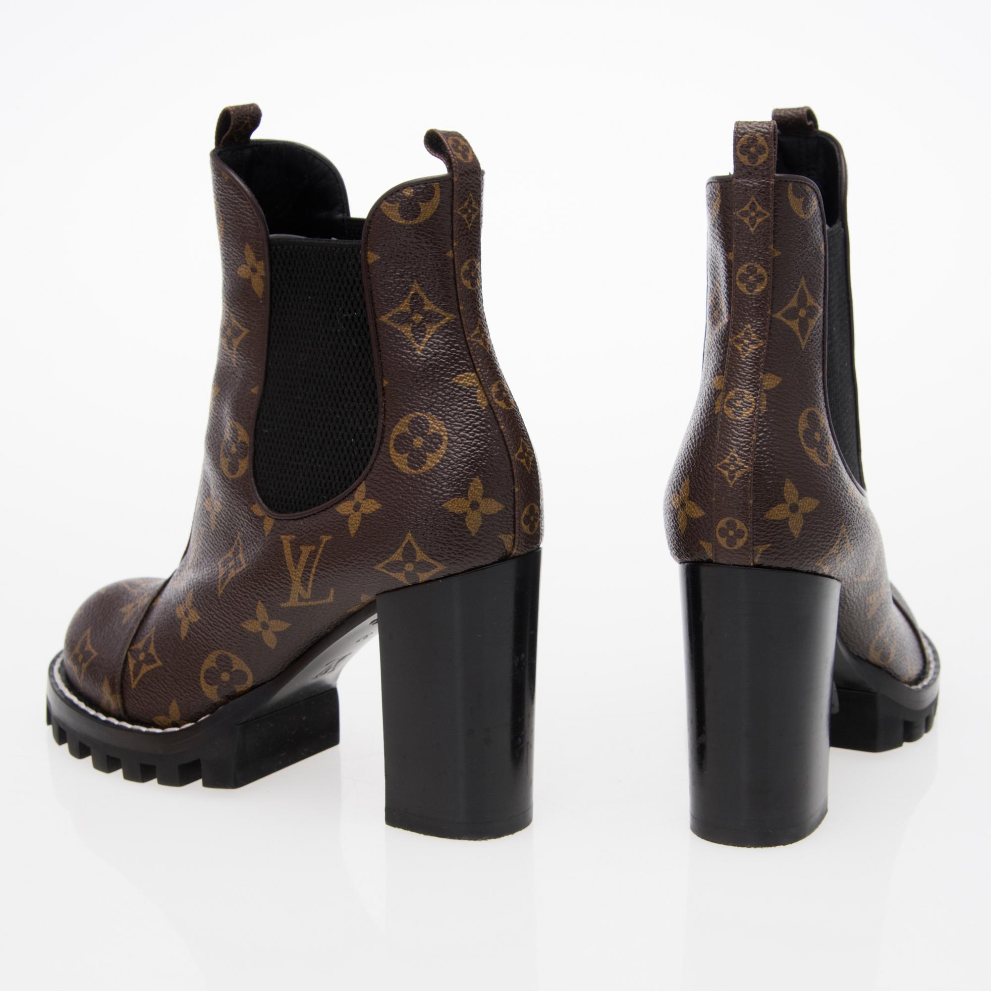 LOUIS VUITTON, "Star Trail", STÖVLETTER, storlek 37.