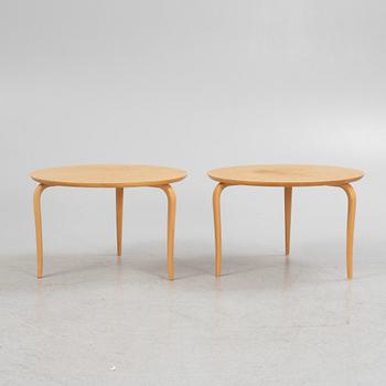 Bruno Mathsson, side table, a pair of "Annika" for DUX, second half of the 20th century.