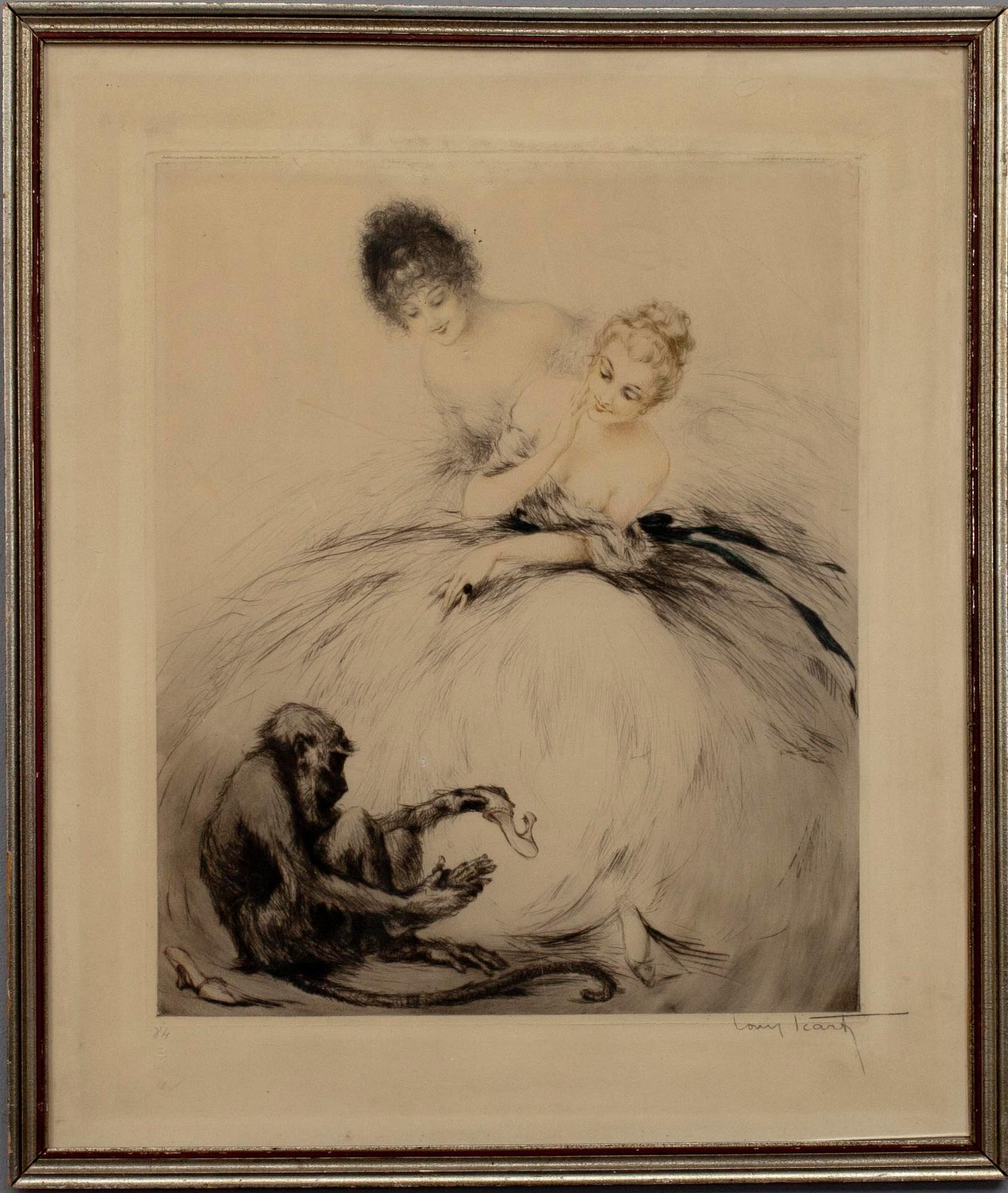 LOUIS ICART, heliogravyr, signerad och numrerad 84.