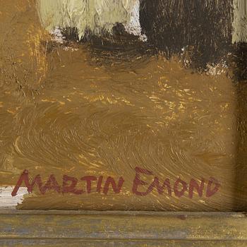 Martin Emond, oil on panel, signed. Emond.