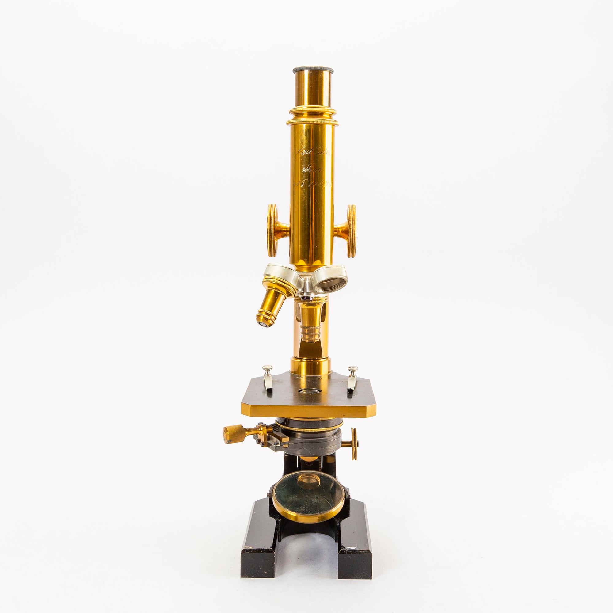 A Microscope and a Barograph first half of the 20th century.