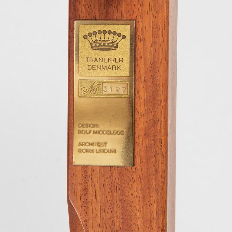 Gorm Lindum Christensen & Rolf Middelboe, a coffee table for Tranekaer Denmark, numbered 3127.
