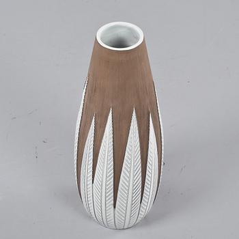 GOLVVAS, stengods, "Paprika", Anna-Lisa Thomson, Upsala Ekeby, 1951-69.