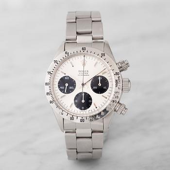 134. ROLEX, Oyster, Cosmograph "Daytona-Sigma dial", chronograph, wristwatch, 37 mm,