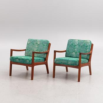 Ole Wanscher, a pair of "Senator" armchairs, France & Son, Denmark, 1960/70-tal.