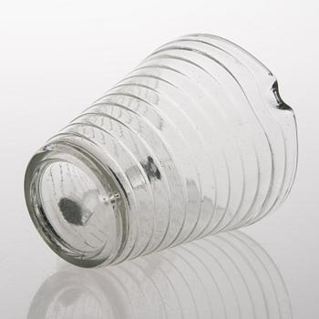 Pitcher, glasses, 8 pcs, plates 12 pcs and a bowl, 'Bölgeblick', Mid-20th Century .