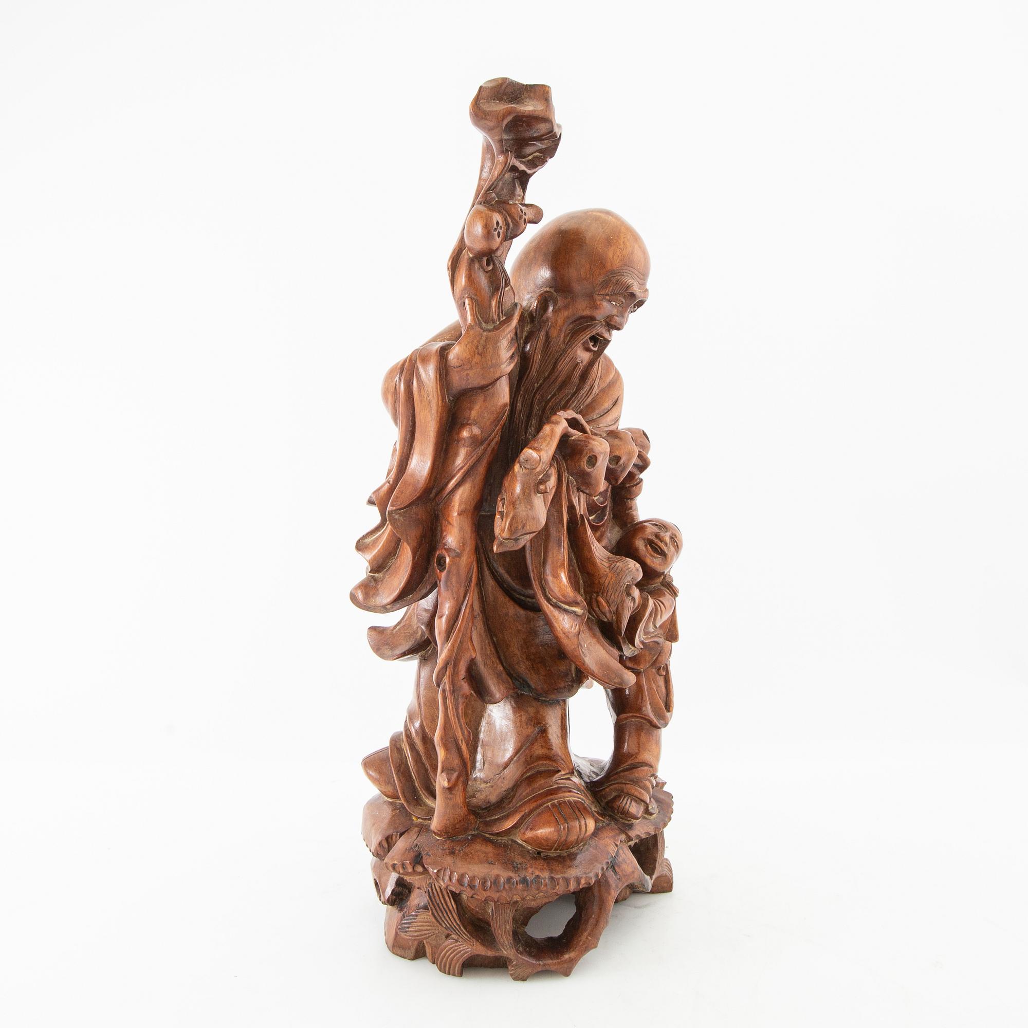 Skulptur, "Shoulao", 1800/1900 tal.