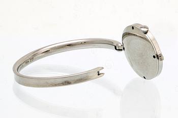 Wristwatch Torun nr 237, stainless steel, manual, 26 mm, circumference approx 16cm, Georg Jensen.
