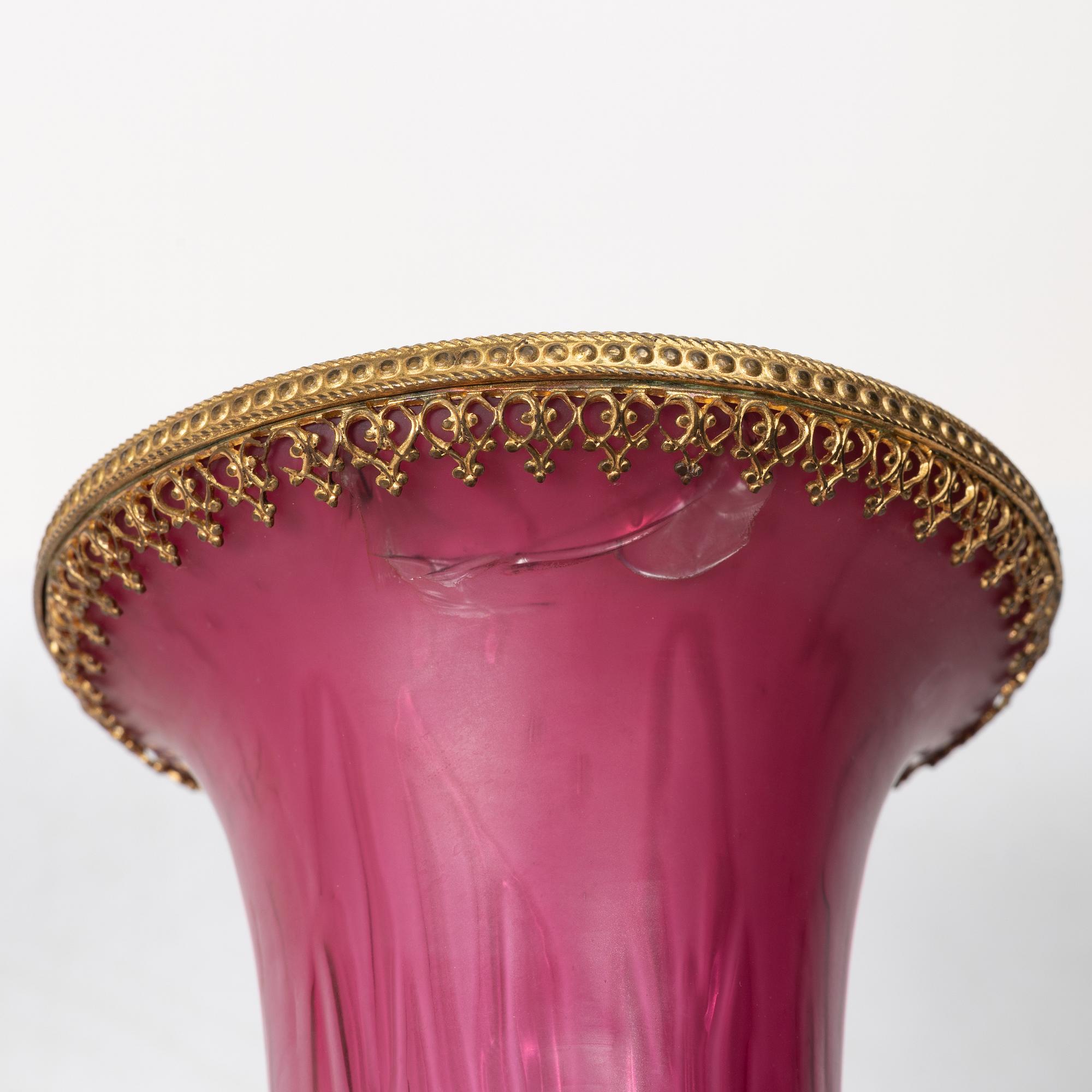 A pair of Louis XVI style vases, circa 1900.