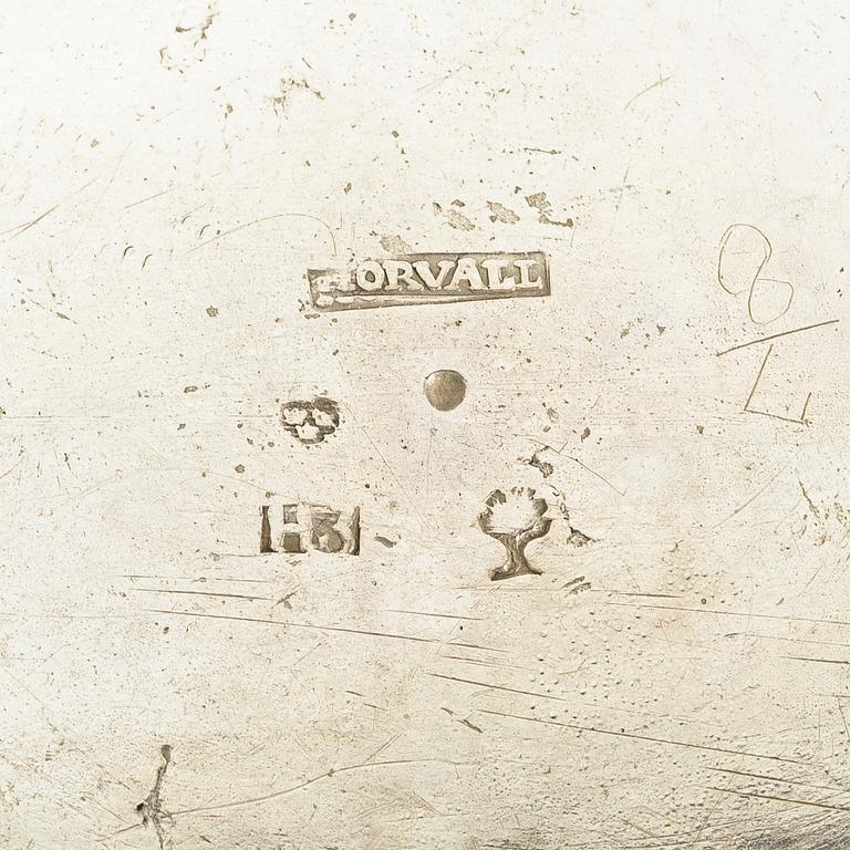 Lars Magnus Hörvall, gräddkanna, silver, Eksjö, 1814.