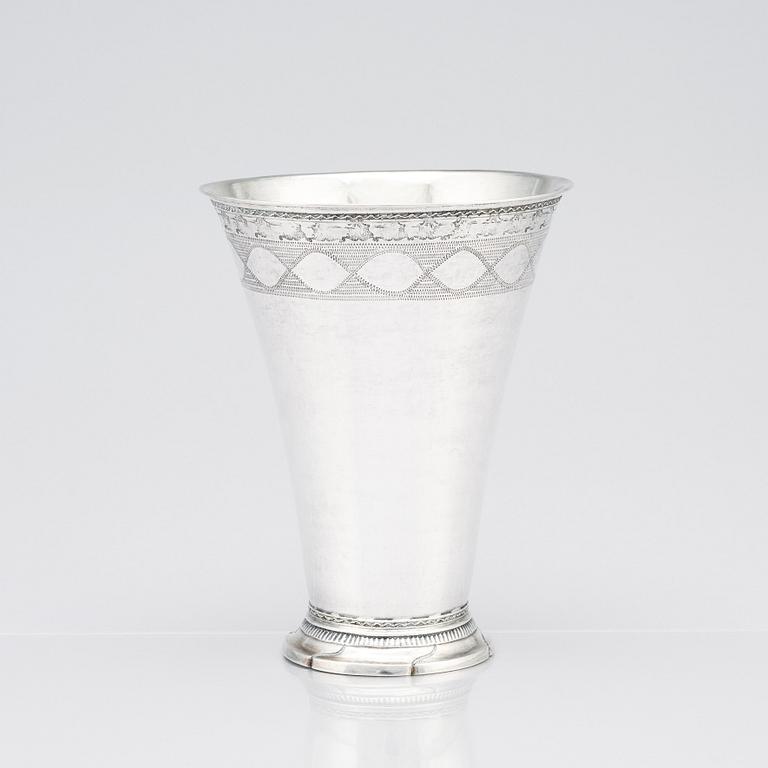 Johan Martin Loëll, bägare, silver, Falun 1794.