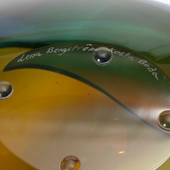 Lena Bergström, skulptur/skål, "Saturnus" ur serien "Planets", Kosta Boda.