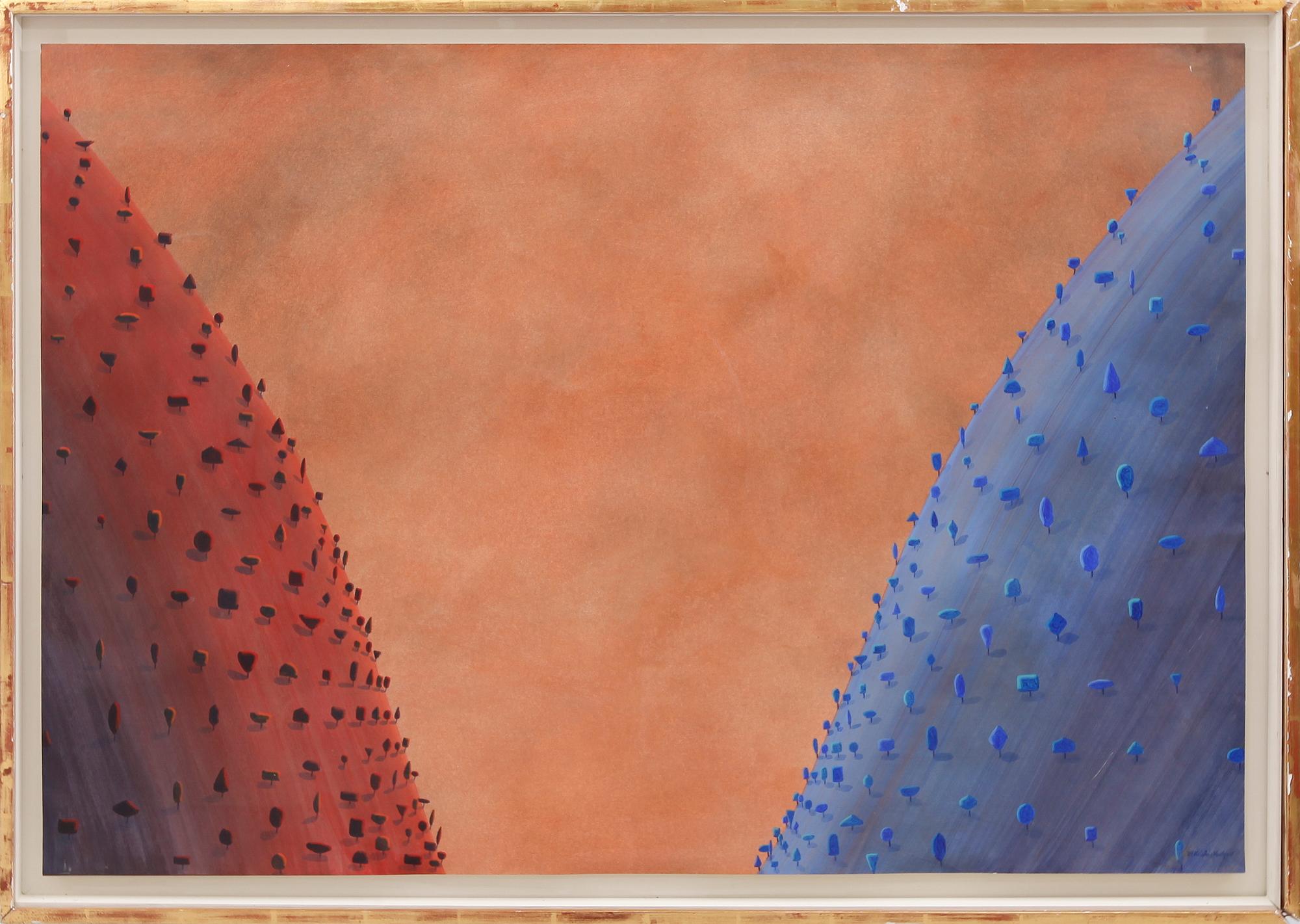 KRISTIAN KROKFORS, gouache, signerad.