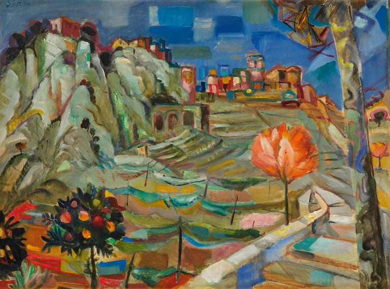 Jules Schyl, View from Capri.