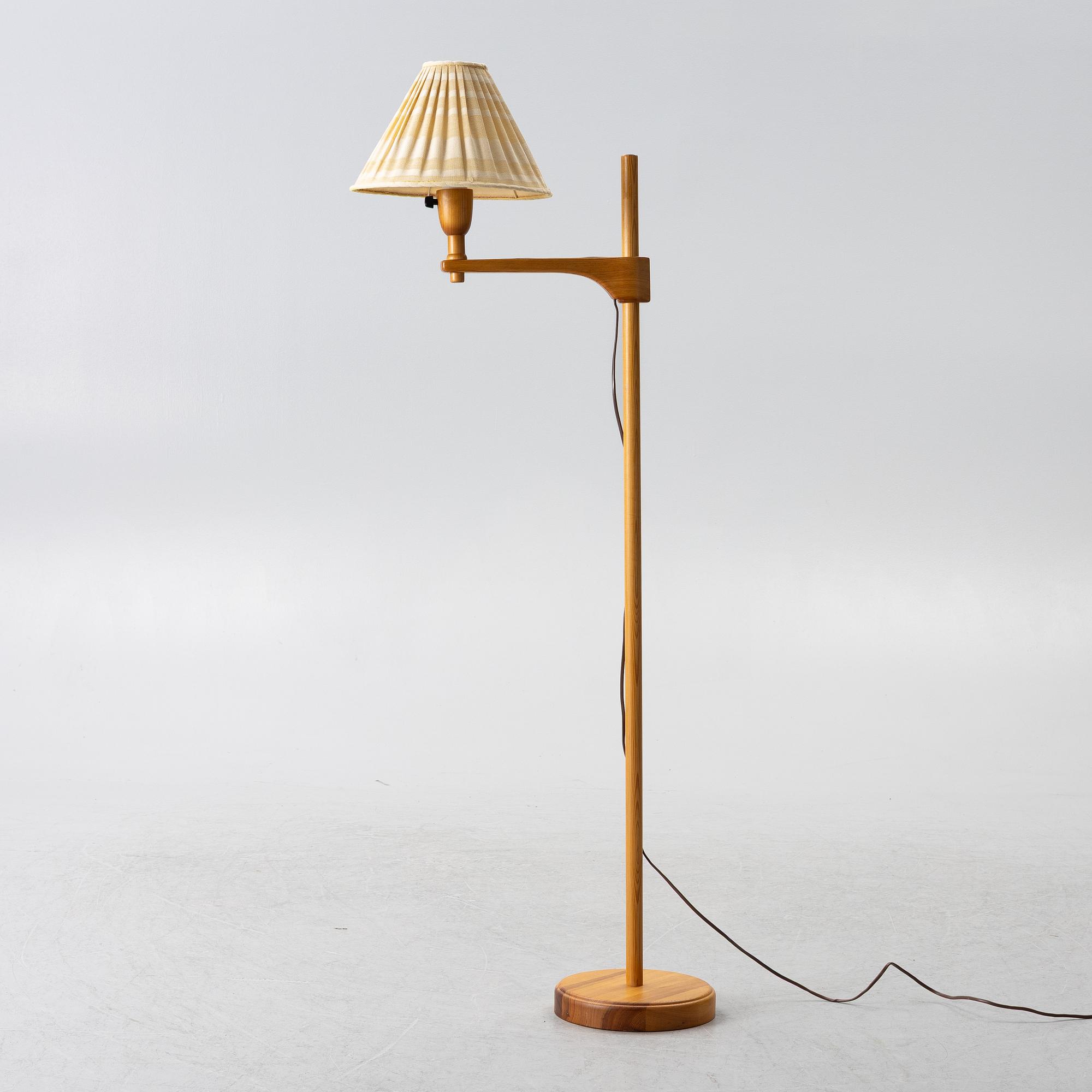 Carl Malmsten, a 'Staken' floor lamp, Sweden, second half of the 20th century.